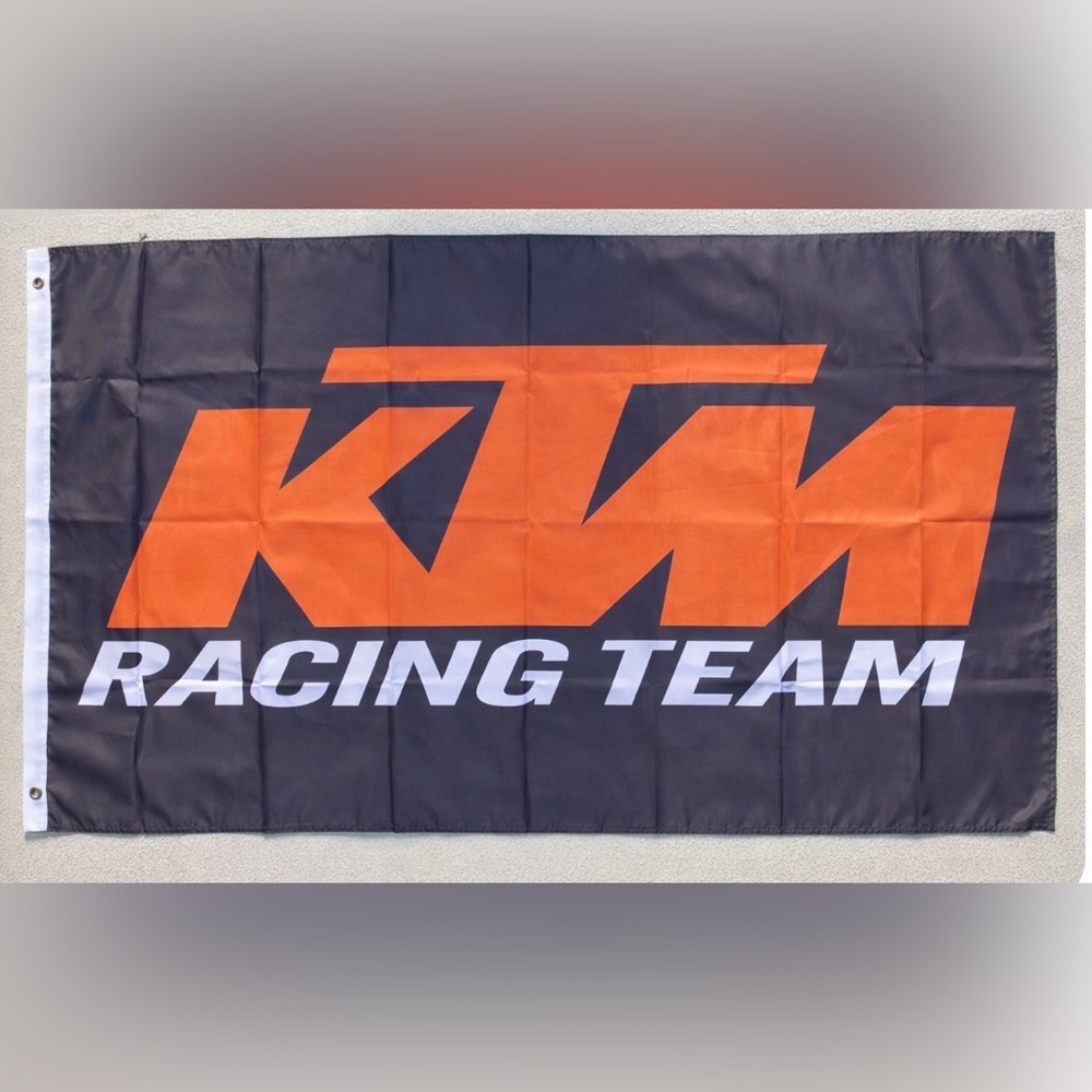 Ktm Racing Flag Banner 3 x 5 ft Sportmotorcycle Motorcycle Car Auto